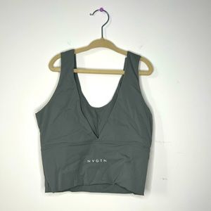 NVGTN Gray V-back tank top